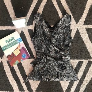 Express Snake skin printed blouse